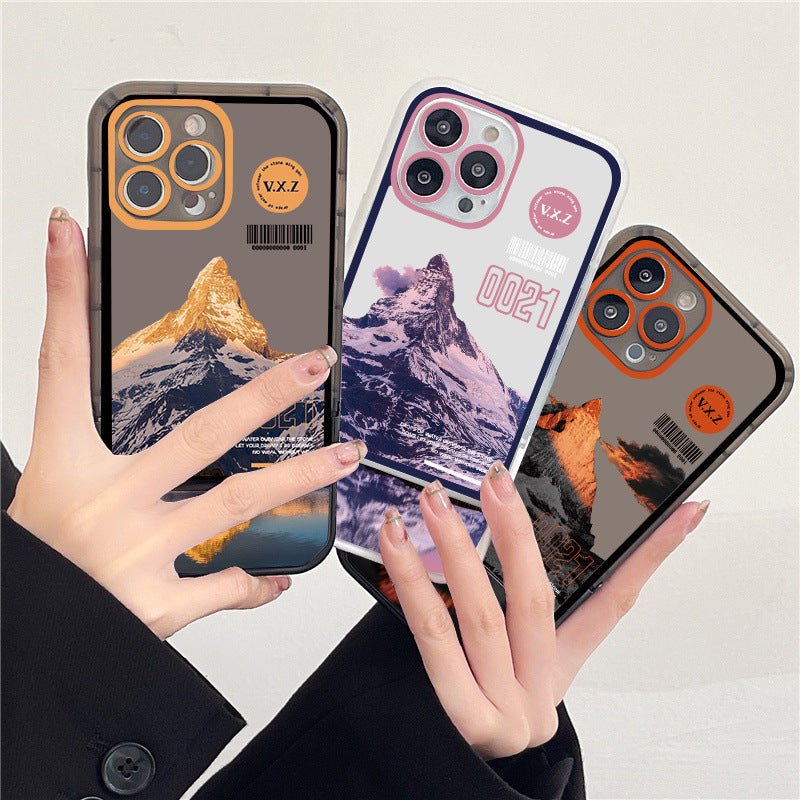 Reflected snow mountain Set iPhone Case