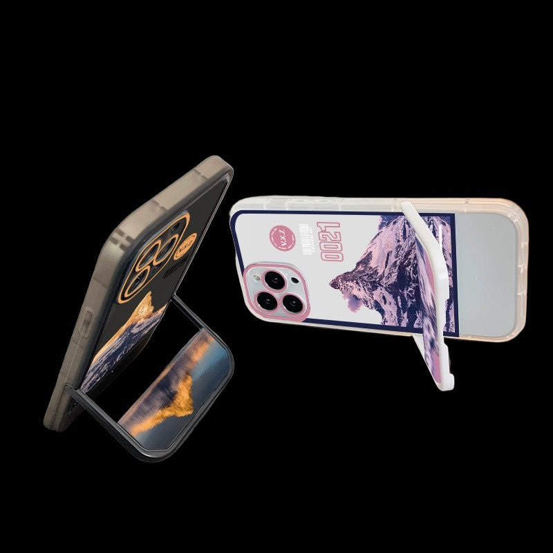 Reflected snow mountain Set iPhone Case