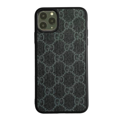 G Full Cover Brushed Leather iPhone Case