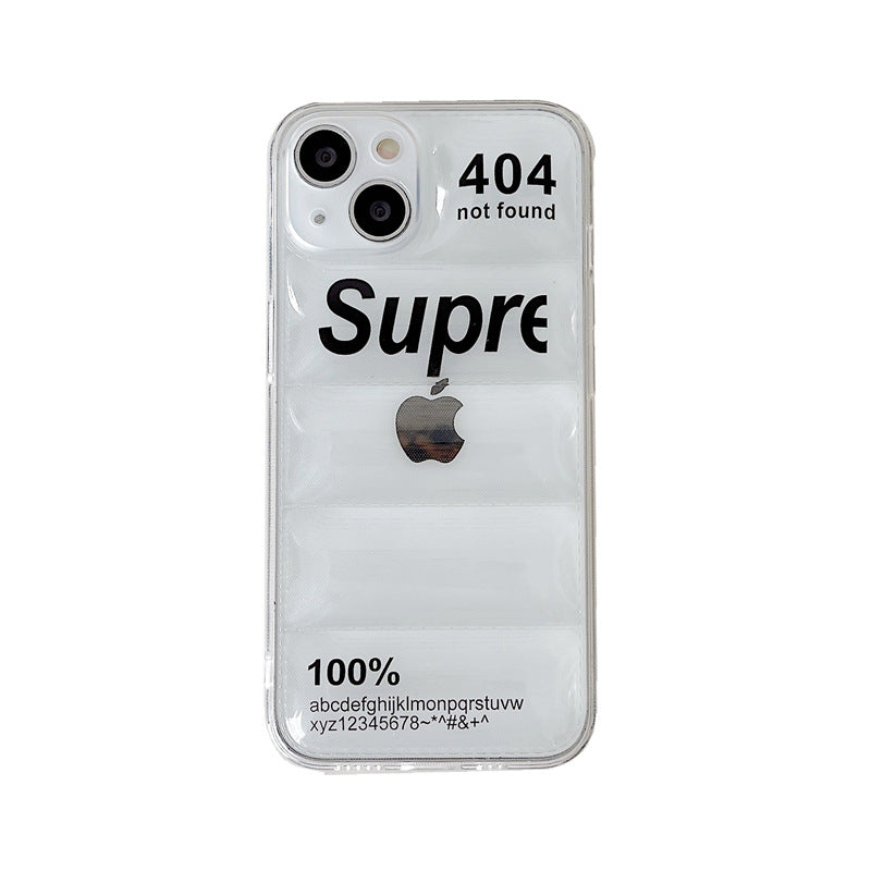 Sup Puffer Case transparent Jacket iPhone Case