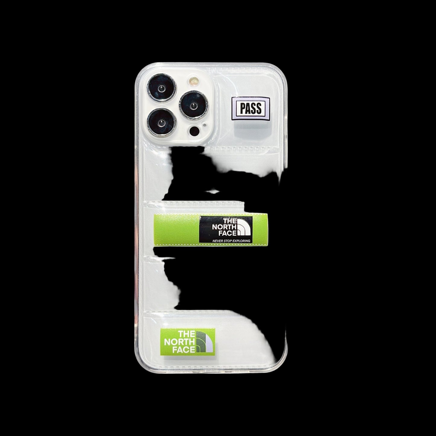 Puffer Transparent Clear 404 iPhone Case