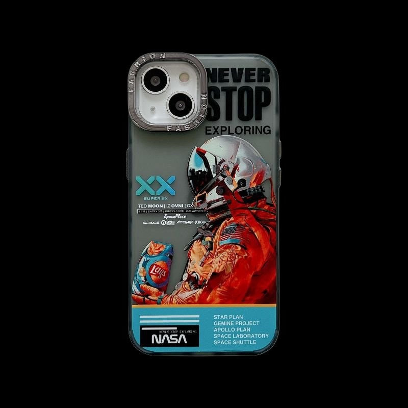 The astronaut's skin feels stylish phone case