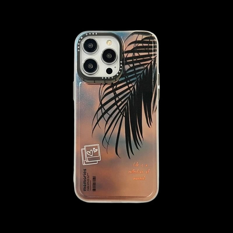Landscape simple color shadow trendy iPhone Case