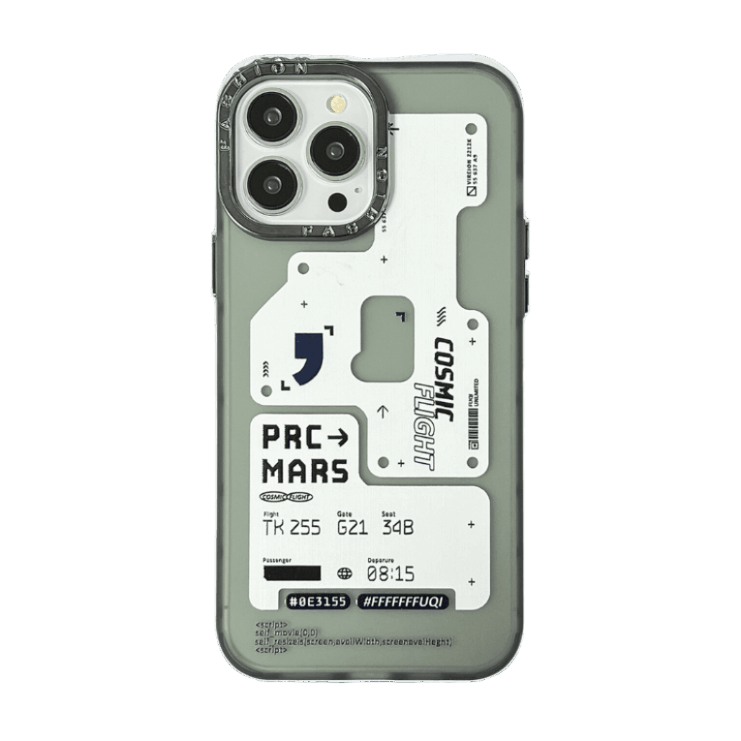 Ticket to Mars iPhone Case