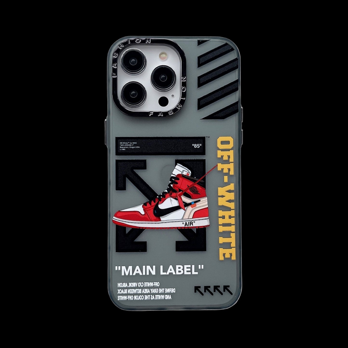 White x Blue OW Sneaker iPhone Case