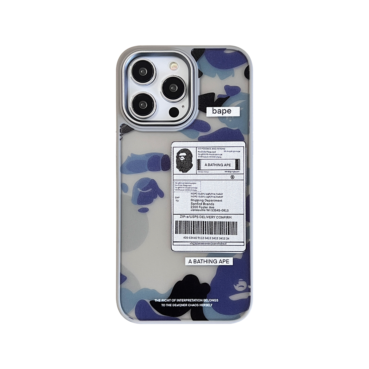 "Camouflage Ape  x Trend" Skin Scrub Series Trend Case iPhone Case