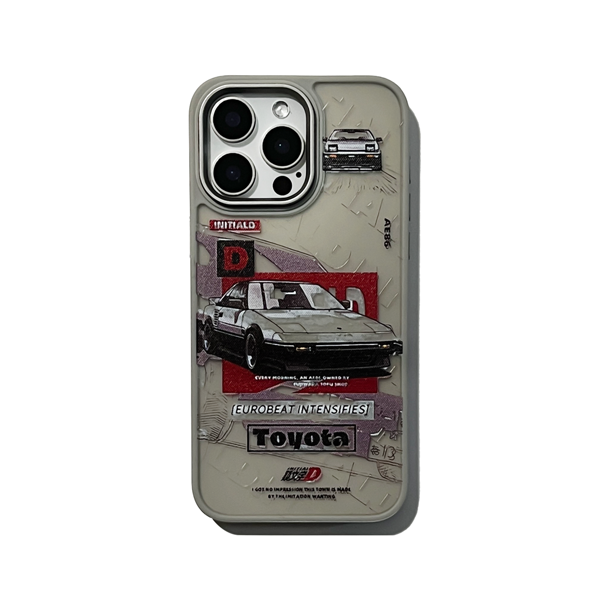 "Initial  x D " Skin Scrub Series Case iPhone Case