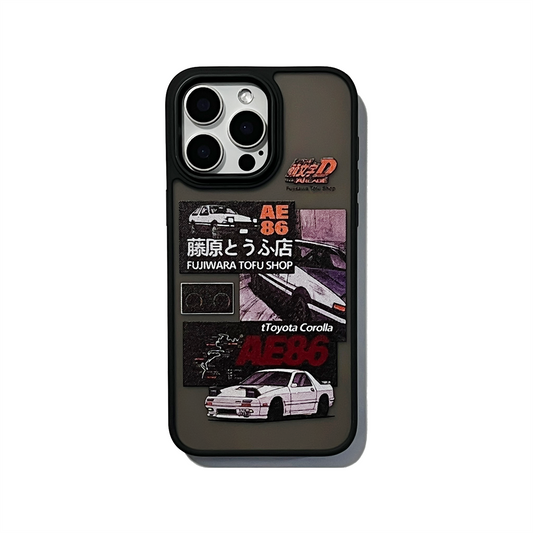 "Initial  x D " Skin Scrub Series Case iPhone Case