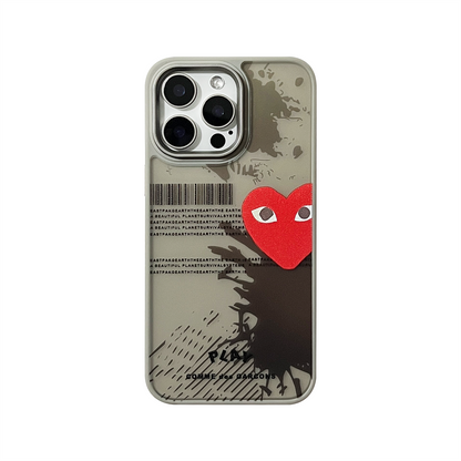 "Heart x LOVE" Skin Scrub Series Case iPhone Case