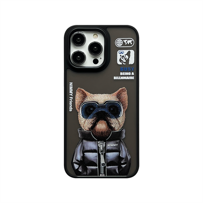 "Animal  Cool Sunglasses" Skin Scrub Series Trend Case iPhone Case