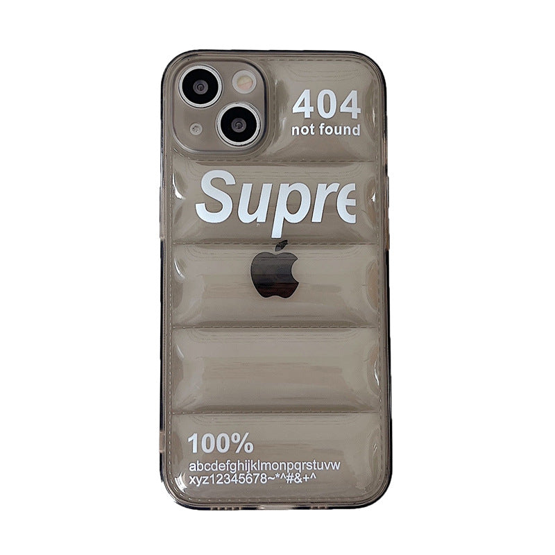 Sup Puffer Case transparent Jacket iPhone Case