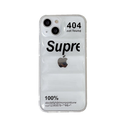 Sup Puffer Case transparent Jacket iPhone Case