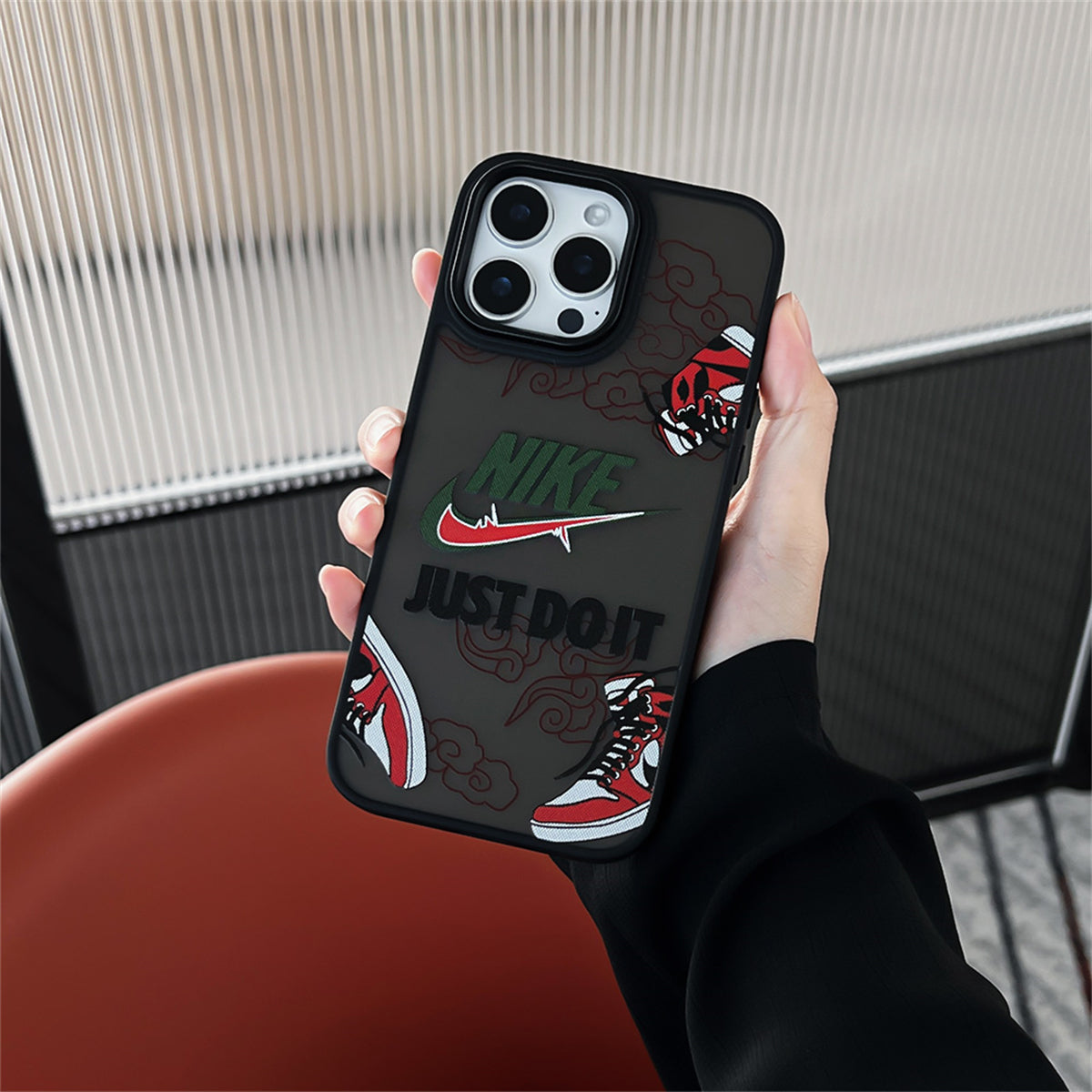 "NK x AJ" Skin Scrub Series Case iPhone Case