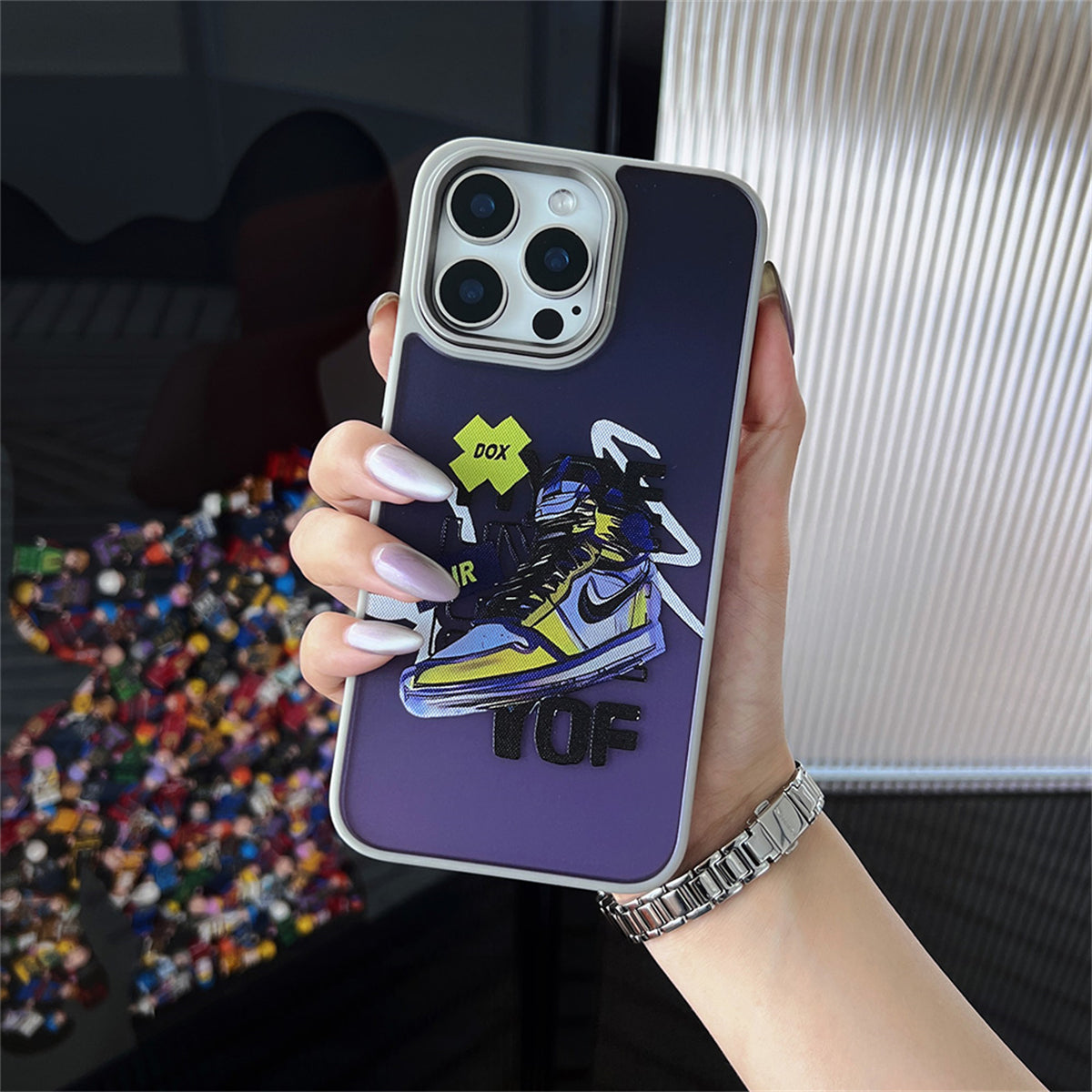 "NK x Sneaker" Skin Scrub Series Case iPhone Case