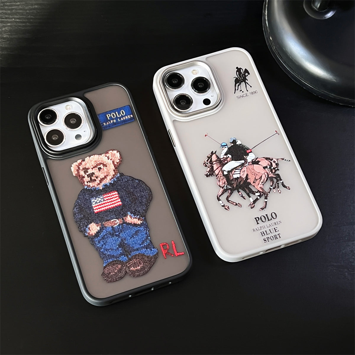 Classic Bear Collection Skin Scrub Series Trend Case iPhone Case