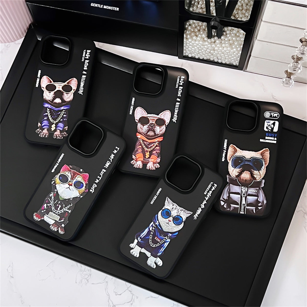 "Animal  Cool Sunglasses" Skin Scrub Series Trend Case iPhone Case