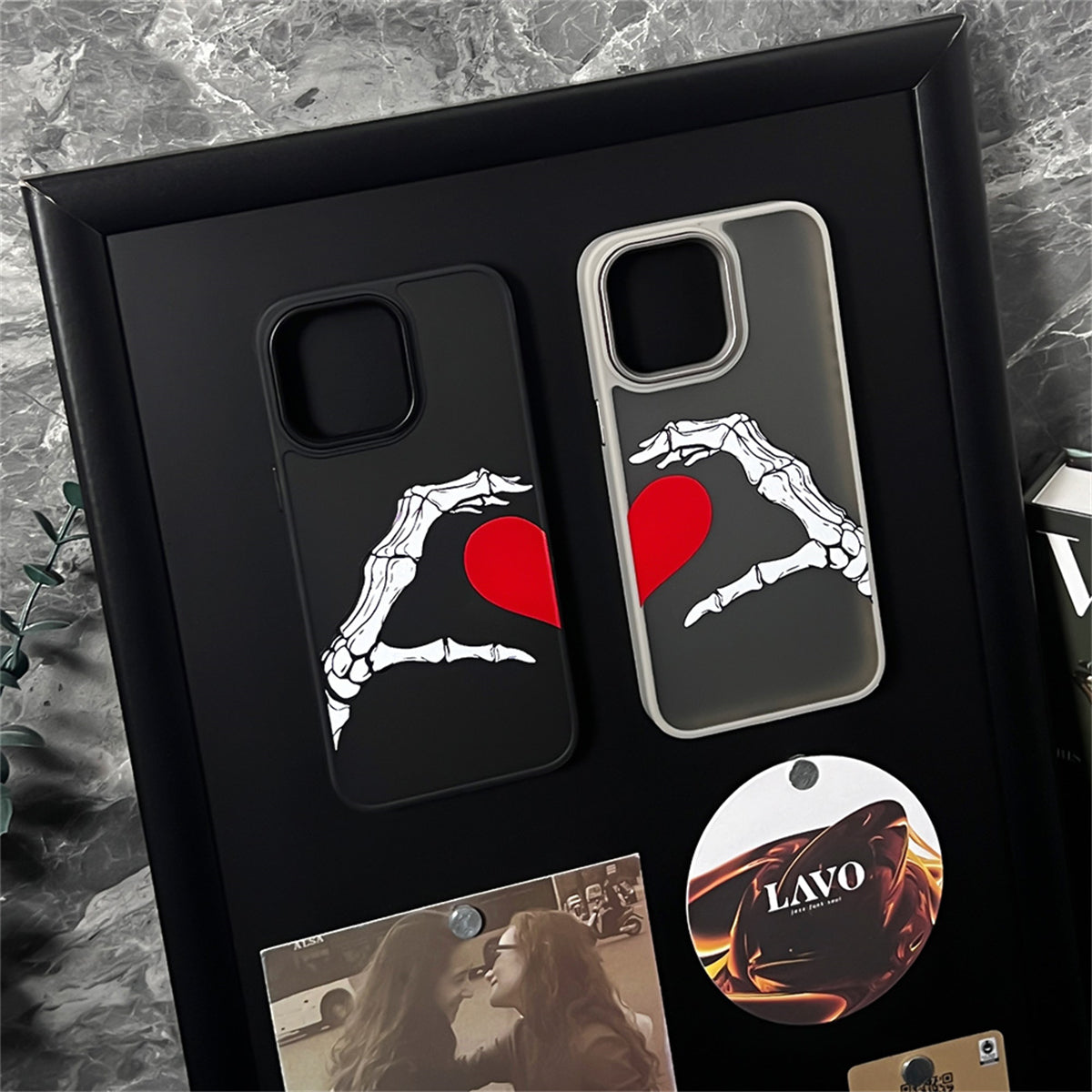 "Lovex Heart" Skin Scrub Series Case iPhone Case