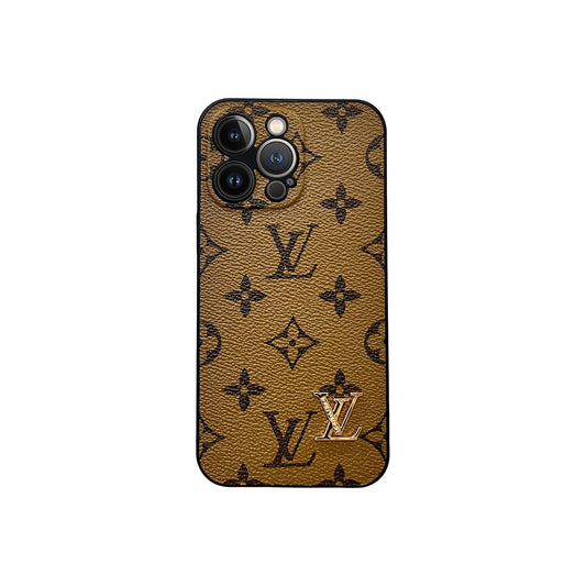 Extra Cover Pendant Mono iPhone Case - Light Brown