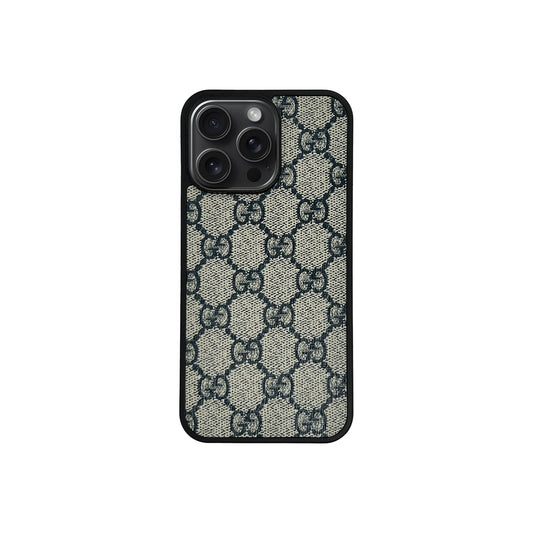 Imprint GG Full Cover iPhone Case - Beige