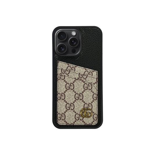 Two Tone GG CardHolder iPhone Case