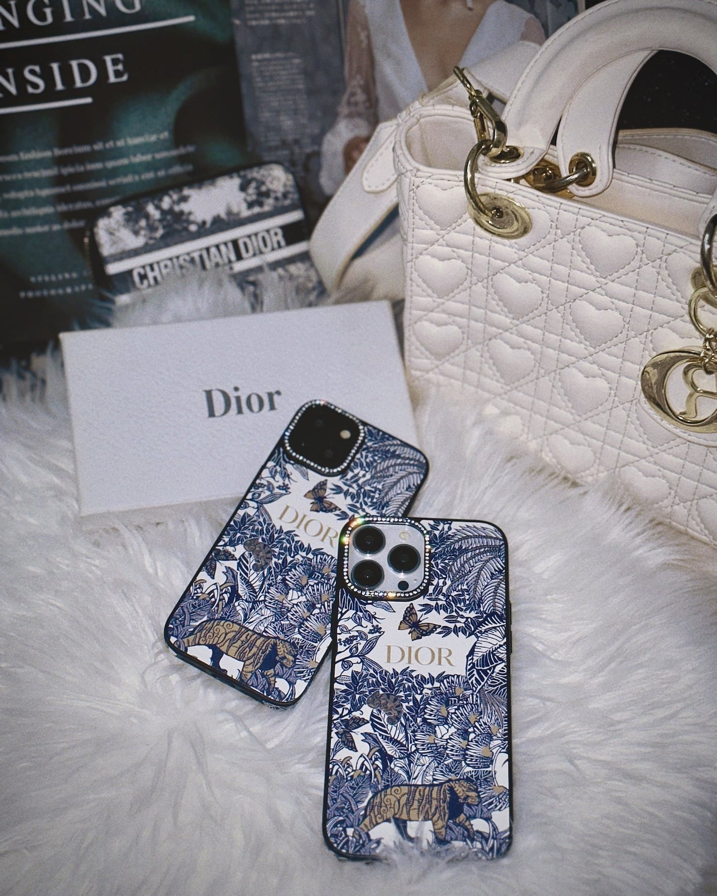 Floral Imprint DR Full Cover iPhone Case