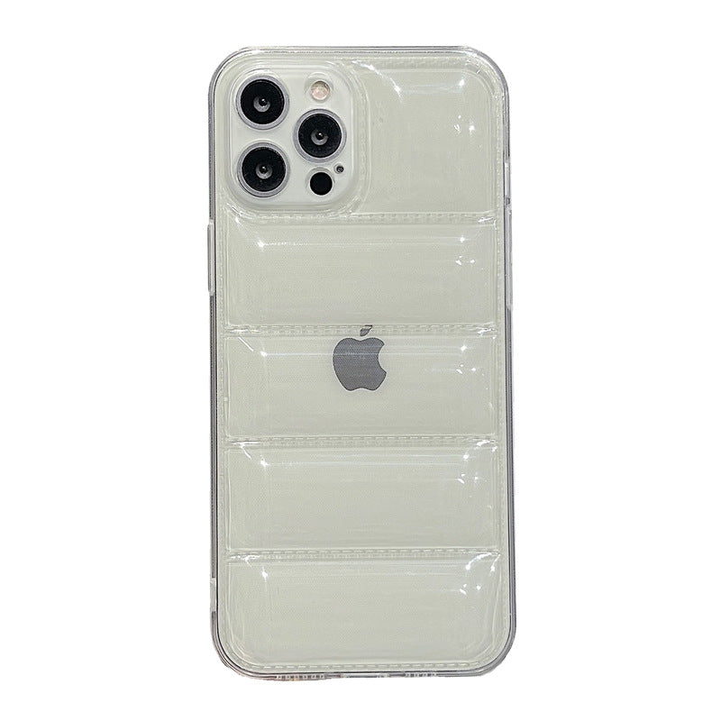 Puffer Case transparent Jacket iPhone Case