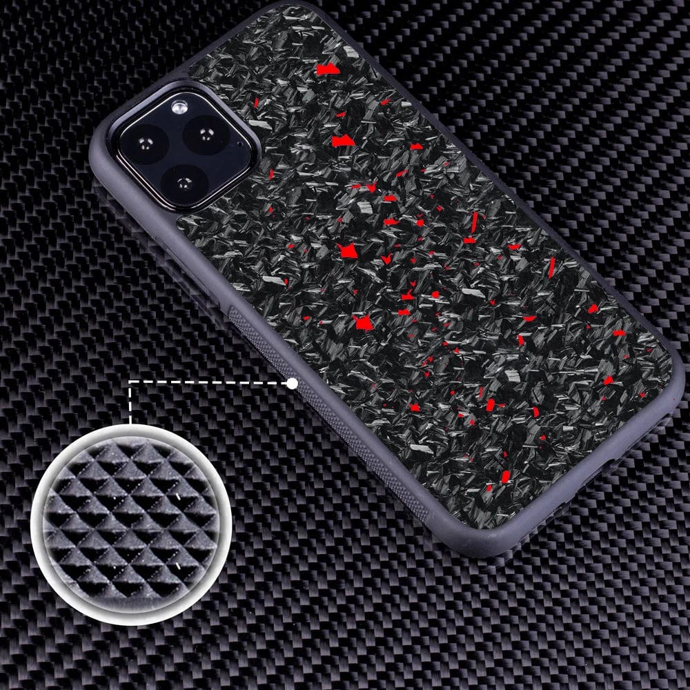 FORGED Carbon Fiber iPhone Case - Red Forged