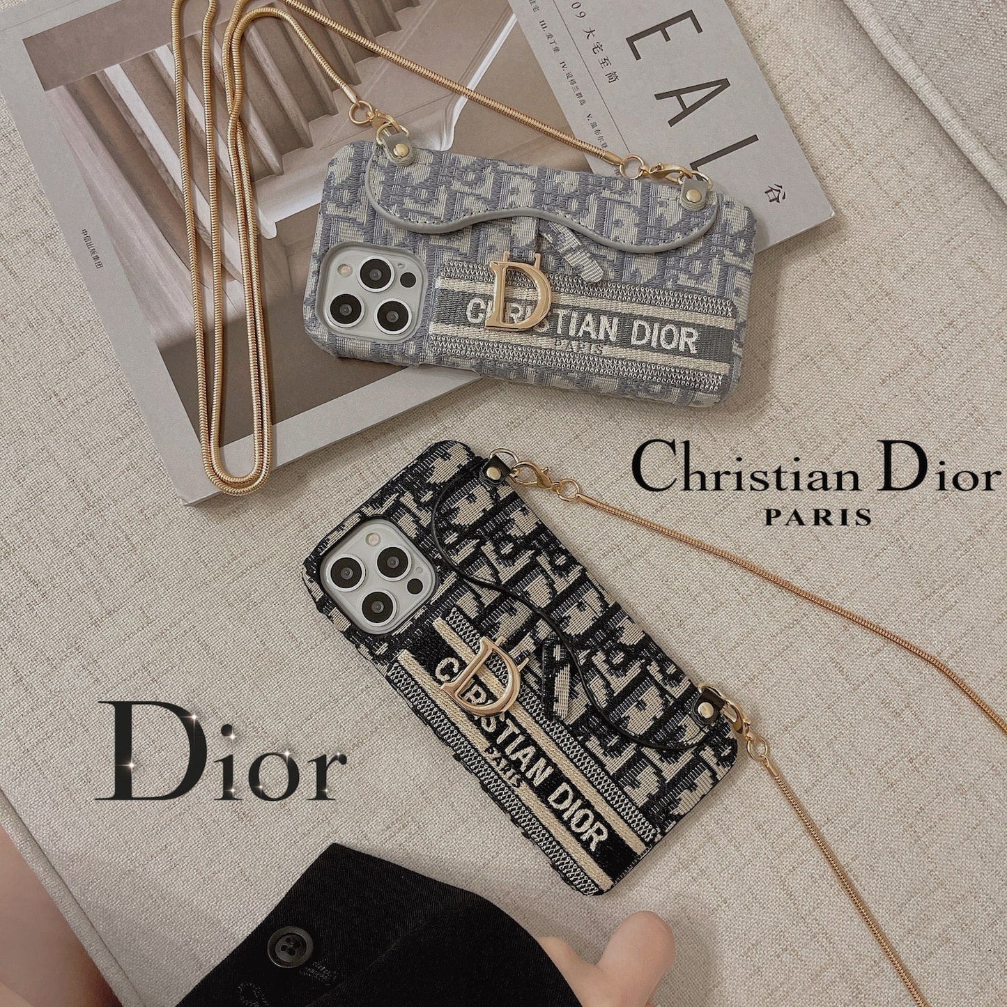 Classic DR x Lanyard Chain iPhone Case