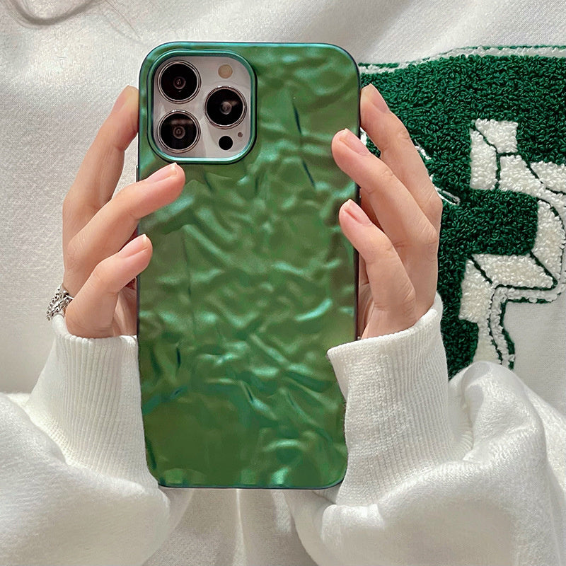 Forest Green Wrinkle 3D iPhone Case