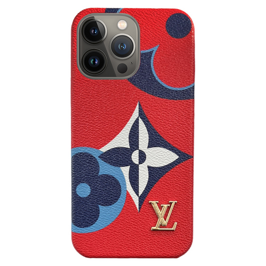 Red x Blue Mono iPhone Case