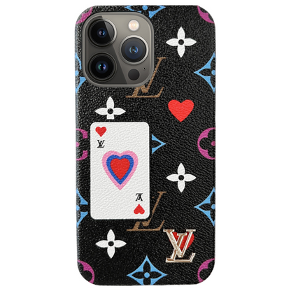 Game of Cards Mono iPhone Case