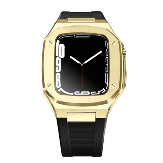 Sport Presidential Apple Watch Case | Gold + Black Band