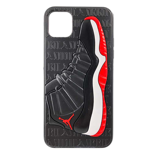 Black/Red J11 3D iPhone Case