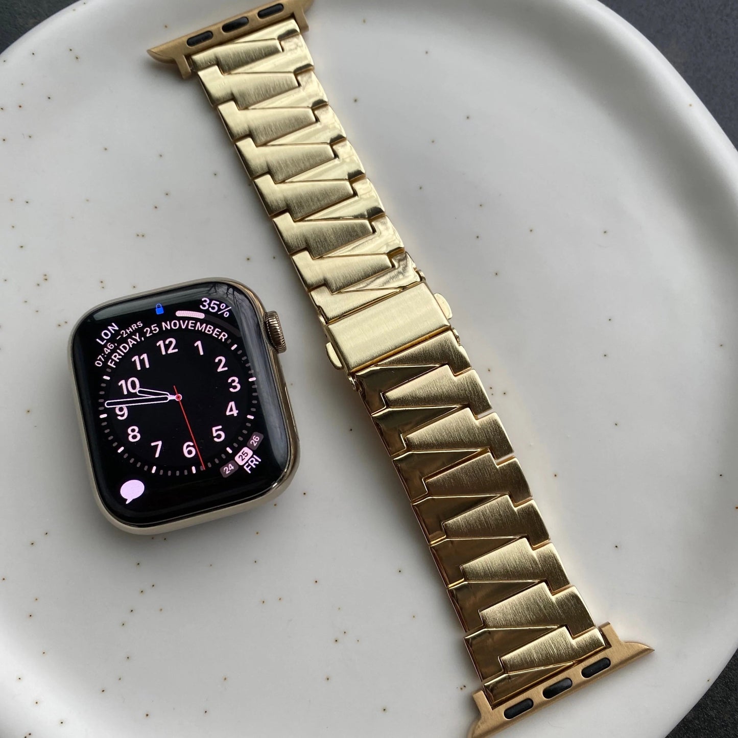 Classic Link Stainless Steel Apple Watch Band