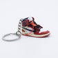 OW X AJ1 - Red 3D Mini Sneaker Keychain