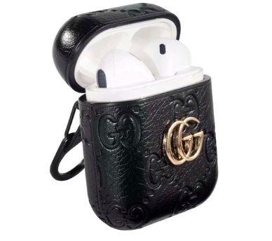 GG Style Leather ShockProof AirPods Case
