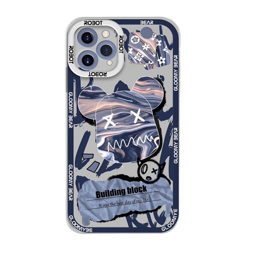Lava Blue Street Art iPhone Case