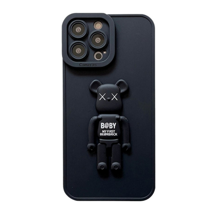 Space Black Bear 3D iPhone Case