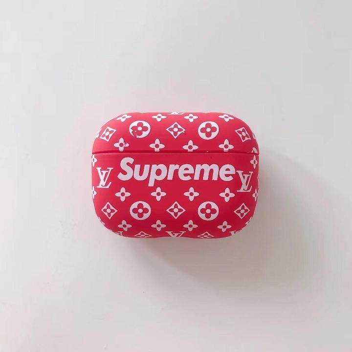 LOUIS VUITTON X SUPREME RED iPhone 15 Pro Case Cover