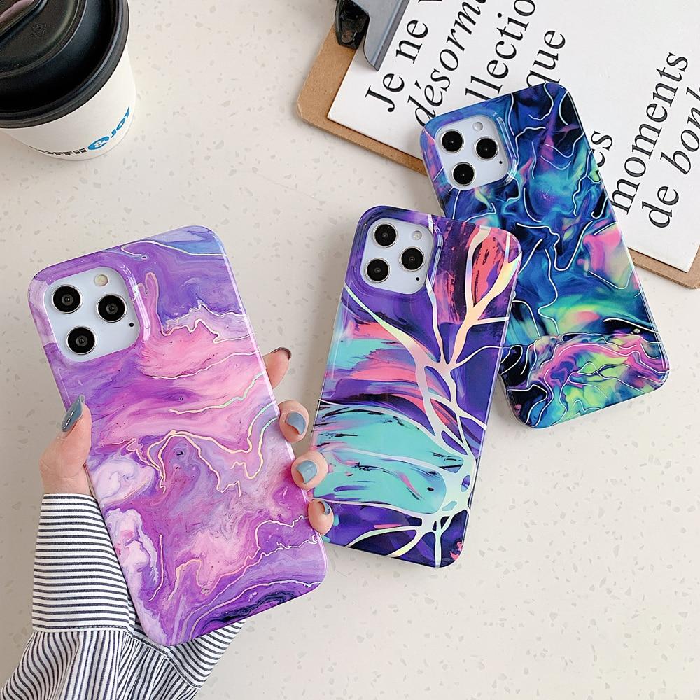 Abstract Laser Marble Case