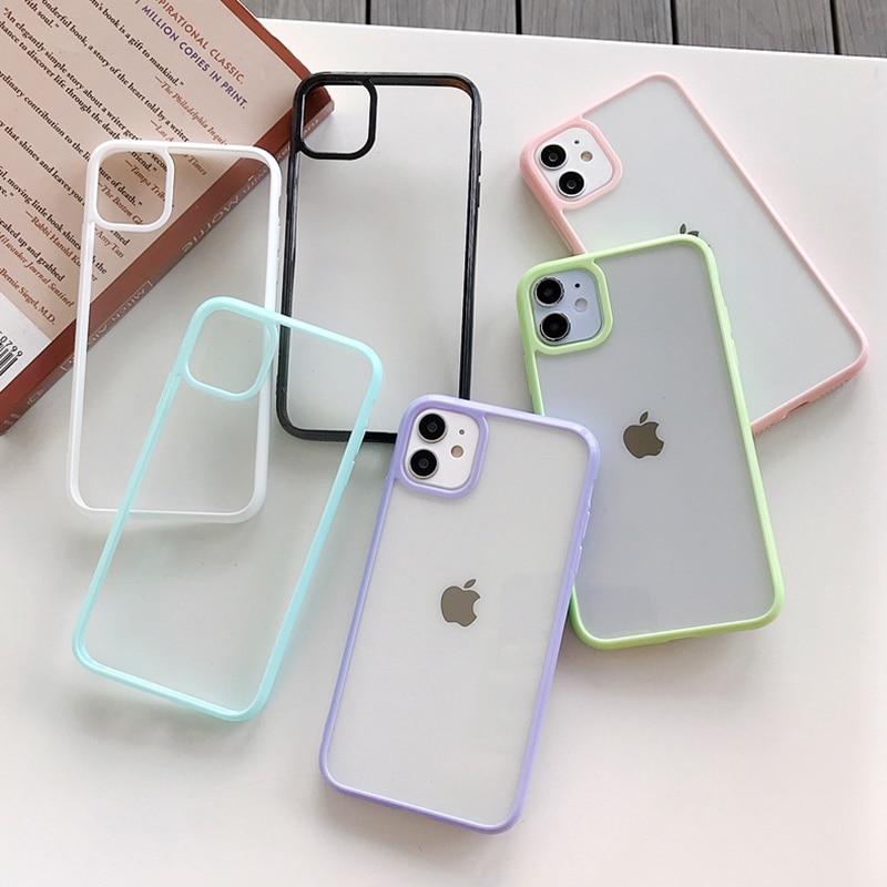 Clear Color Bumper iPhone Case