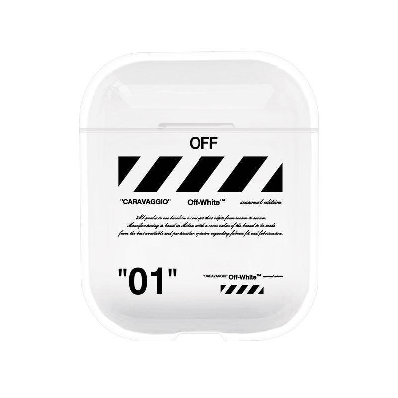 OffWhite Style Silicone ShockProof AirPods Case