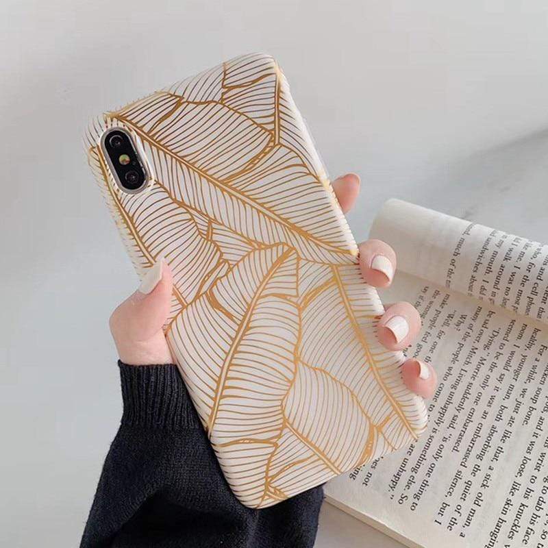 Golden Leaf iPhone Case
