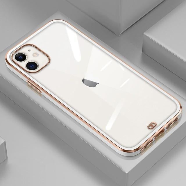 Metallic Plated Clear iPhone Case