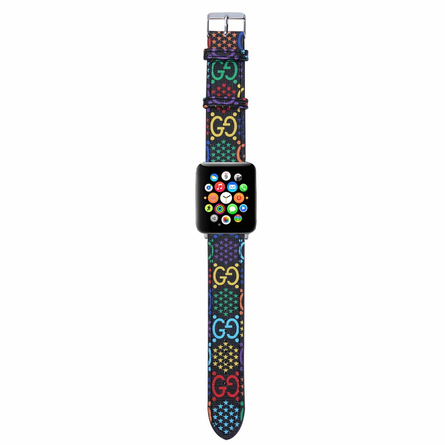 GG Rainbow Blackout Edition Apple Watch Band
