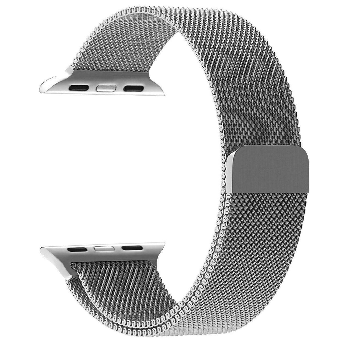 Milanese Loop Band Strap For Apple Watch-SILVER