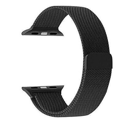 Milanese Loop Band Strap For Apple Watch BLACK