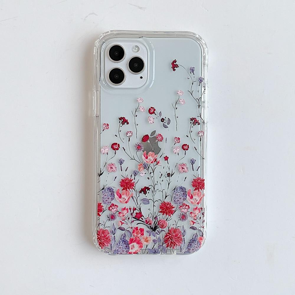 Garden Floral Shockproof iPhone Case
