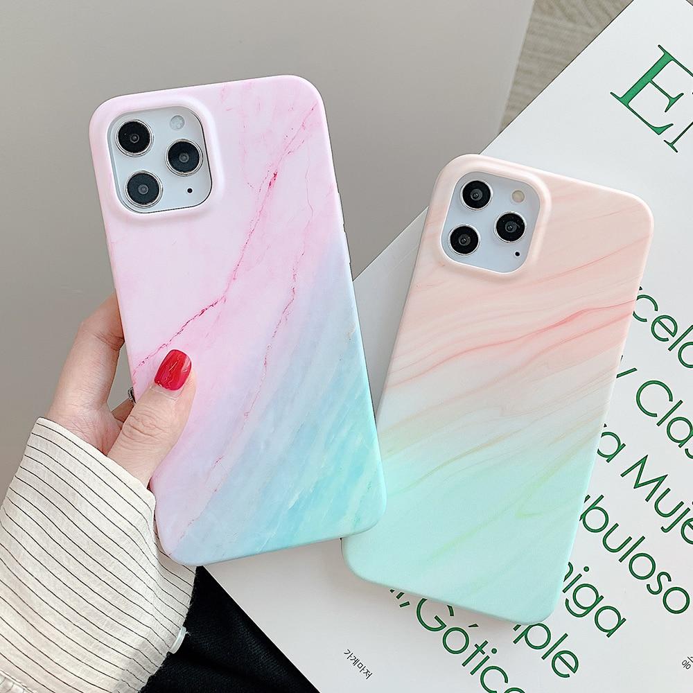 Rainbow Marble iPhone Case